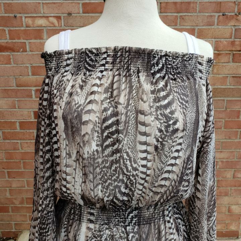 Off the shoulder dress
